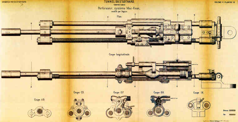 Plan Bohrmaschine Typ Mc Kean