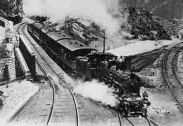 Schnellzug in G�schene