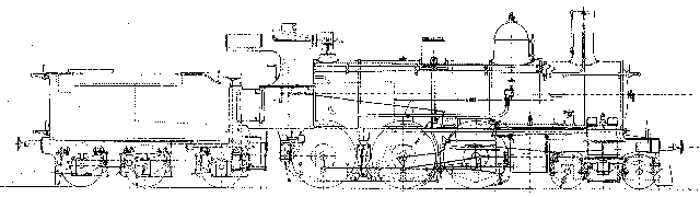 Dampflok A 3/5 Nr 225 - 230