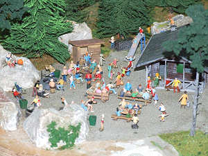 Waldh�tte im Tobel