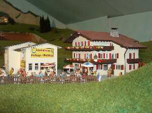 Terrasse des Restaurants "Plattalp"