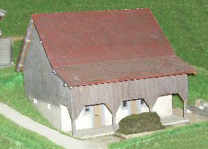 Der Stall des Plattihofes ist ein Selbstbau