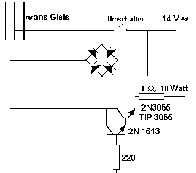 Schema AC-Endstufe