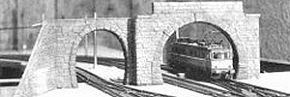 Modell eines Tunnelportals