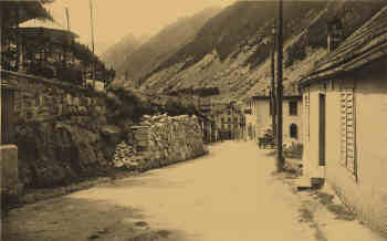 Strasse in Gschenen
