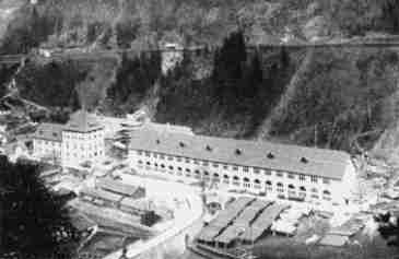 Kraftwerk Amsteg im Bau