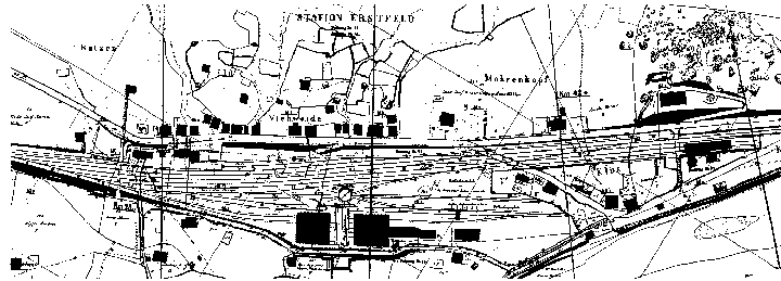 Plan der Station Erstfeld