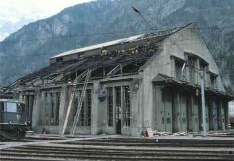 Das trostlose Bild am n�chsten Tag