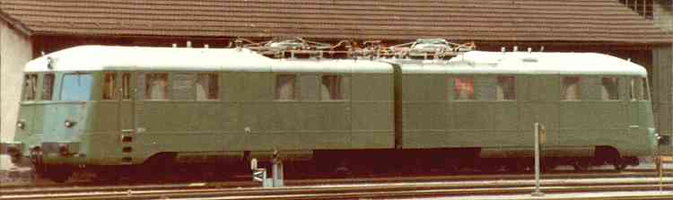 Ae 8/14 11852 im Depot Erstfeld