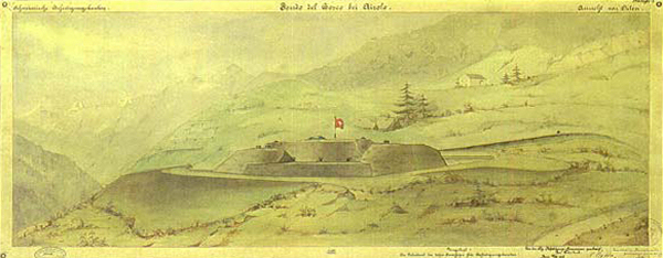 Stich Fort Airolo 1889